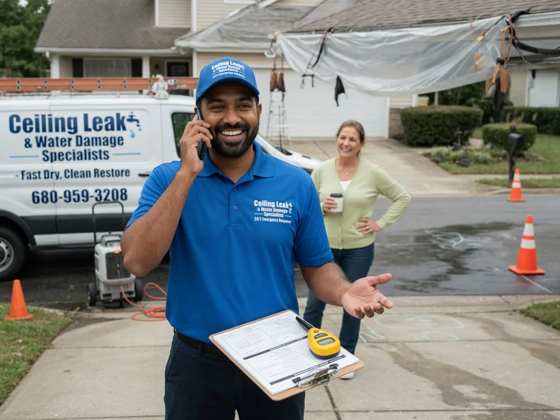 Ceiling Leak Cleanup Gaylord, KS FAQs